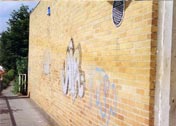 Graffiti before