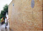 graffiti almost removed